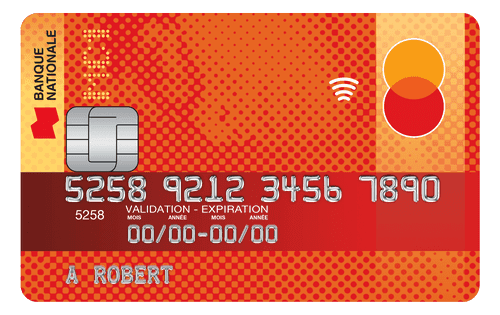 Carte MC1 Mastercard de la Banque Nationale