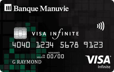 Carte Visa Infinite de la Banque Manuvie