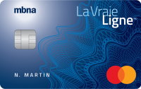 Carte de crédit Mastercard La Vraie Ligne MBNA